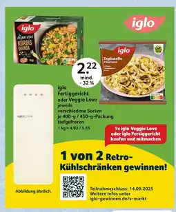 V Markt Iglo veggie love kürbis quinoa Angebot
