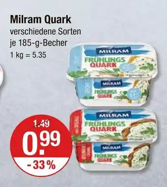 V Markt Milram quark Angebot