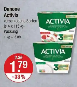 V Markt Danone activia Angebot