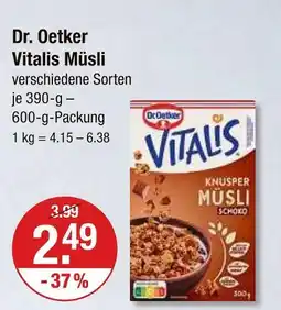 V Markt Dr. oetker vitalis müsli Angebot