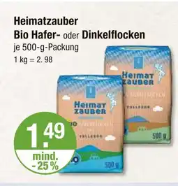 V Markt Heimatzauber bio haferflocken Angebot