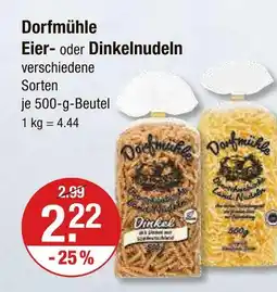 V Markt Dorfmühle eiernudeln Angebot
