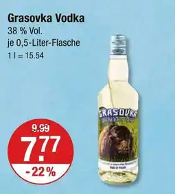 V Markt Grasovka vodka Angebot