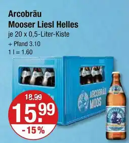 V Markt Arcobräu mooser liesl helles Angebot