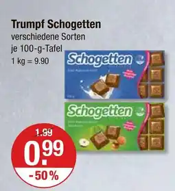 V Markt Trumpf schogetten Angebot