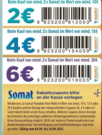V Markt Somat somat produkte Angebot