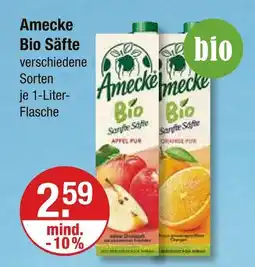 V Markt Amecke bio säfte Angebot