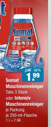 V Markt Somat maschinenreiniger tabs Angebot