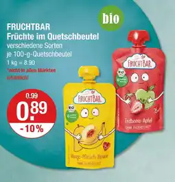 V Markt Fruchtbar früchte im quetschbeutel Angebot