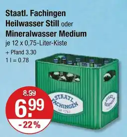 V Markt Staatl. fachingen heilwasser still Angebot
