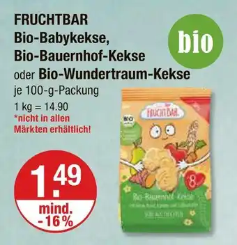 V Markt Fruchtbar bio-babykekse Angebot