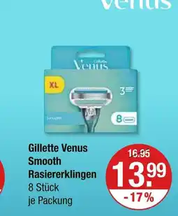 V Markt Gillette venus smooth rasierklingen Angebot