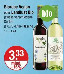 V Markt Biorebe vegan bernfelder Angebot