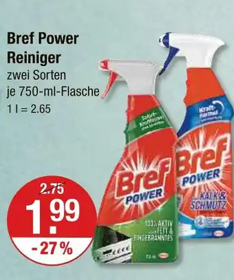 V Markt Bref power reiniger 100% aktiv fettentferner Angebot