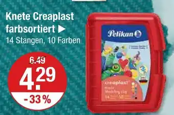 V Markt Pelikan knete creaplast farbsortiert Angebot