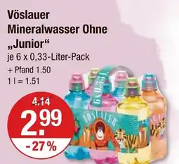 V Markt Vöslauer mineralwasser ohne junior Angebot