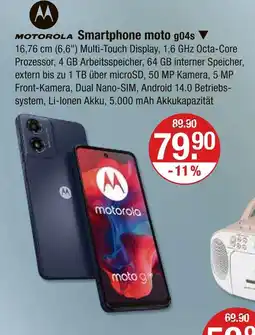 V Markt Motorola smartphone moto g04s Angebot