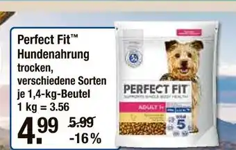 V Markt Perfect fit hundenahrung Angebot