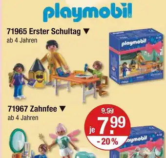 V Markt Playmobil erster schultag Angebot