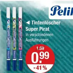 V Markt Pelikan tintenlöscher super pirat blau Angebot