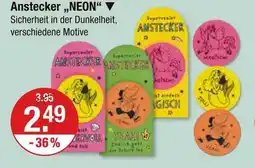 V Markt Anstecker 'neon' Angebot
