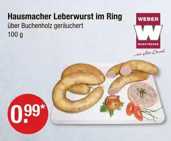 V Markt Weber wurstwaren hausmacher leberwurst im ring Angebot