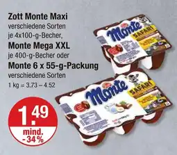 V Markt Zott monte maxi Angebot