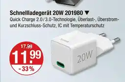 V Markt Schnellladegerät 20w Angebot