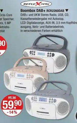 V Markt Reflexion boombox dab+ rcr2260dab Angebot