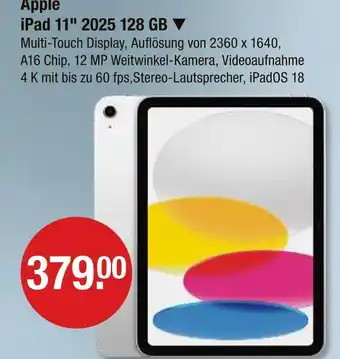 V Markt Apple ipad 11 2025 128 gb Angebot
