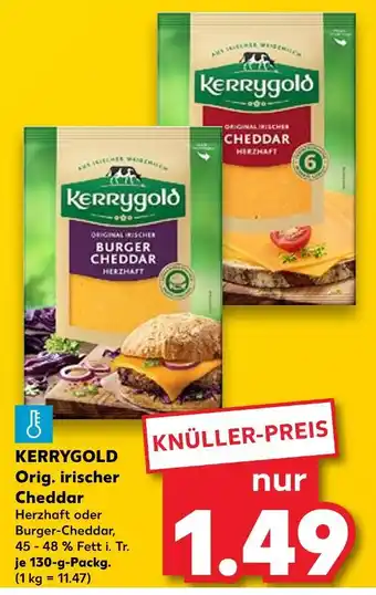 Kaufland Kerrygold orig. irischer cheddar herzhaft Angebot