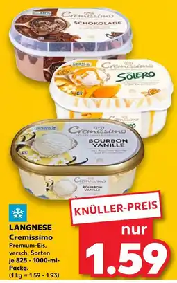 Kaufland Langnese cremissimo schokolade Angebot