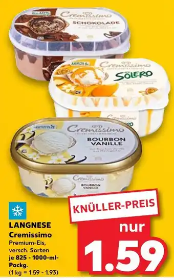 Kaufland Langnese cremissimo schokolade Angebot
