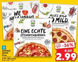 Kaufland Gustavo gusto pizza we new york! Angebot