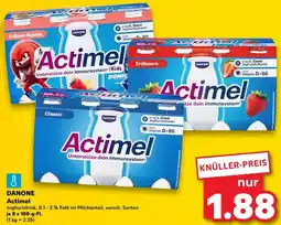 Kaufland Danone actimel erdbeer-banane Angebot