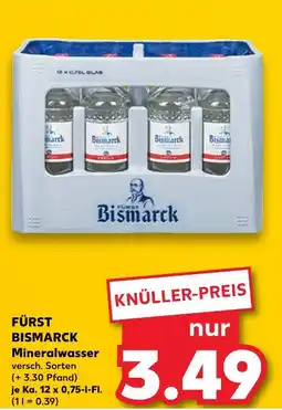 Kaufland Fürst bismarck mineralwasser Angebot