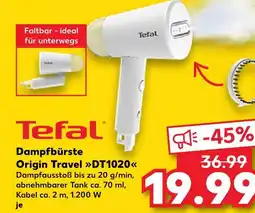 Kaufland Tefal dampfbürste origin travel dt1020 Angebot