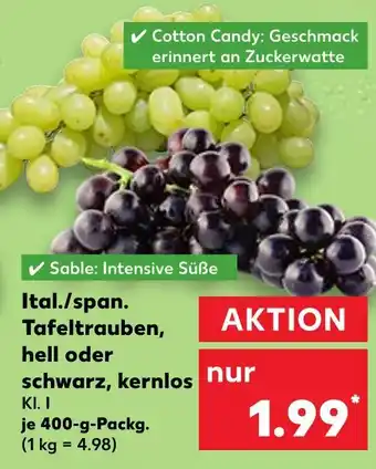 Kaufland Cotton candy tafeltrauben Angebot