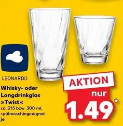 Kaufland Leonardo whiskyglas twist Angebot