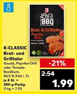 Kaufland K-classic brat- und grilltaler gouda Angebot