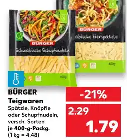 Kaufland Bürger schwäbische schupfnudeln Angebot