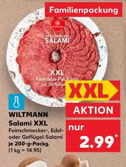 Kaufland Wiltmann feinschmecker-salami Angebot