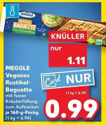 Kaufland Meggle veganes rustikal-baguette Angebot
