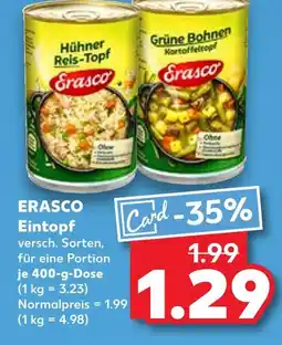 Kaufland Erasco hühner reis-topf Angebot