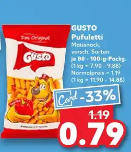 Kaufland Gusto pufuleti Angebot