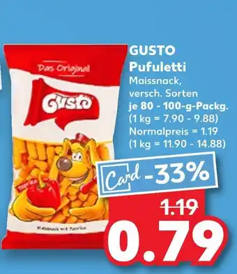 Kaufland Gusto pufuleti Angebot