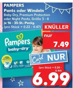 Kaufland Pampers pants baby dry Angebot