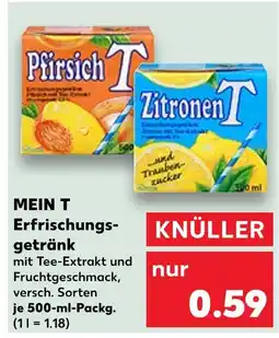 Kaufland Mein t pfirsich t erfrischungsgetränk Angebot