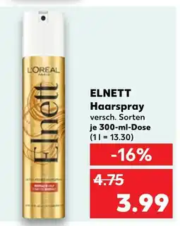 Kaufland L'oréal elnett haarspray Angebot