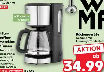 Kaufland Wmf filterkaffeemaschine bueno aroma Angebot